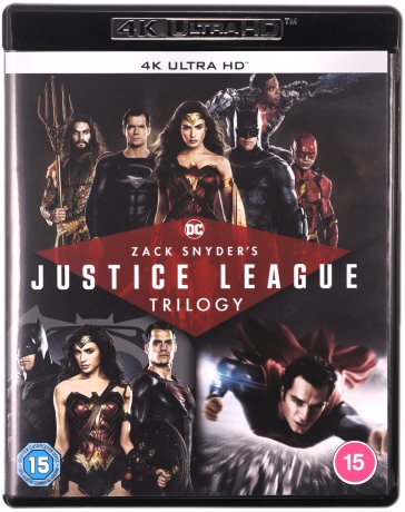 Zack Snyder's Justice League Trilogy: Człowiek ze stali / Batman v Superman / Liga Sprawiedliwości Zacka Snydera [4xBlu-Ray 4K]