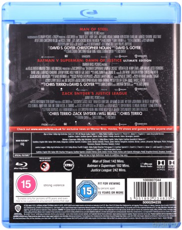 Zack Snyder's Justice League Trilogy [3xBlu-Ray]