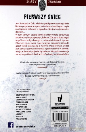 Pierwszy Śnieg (broszurowa) - Jo Nesbo [KSIĄŻKA]