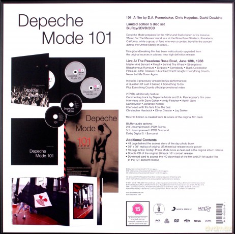 Depeche Mode: 101 (Deluxe) [Blu-Ray]+[2DVD]+[2CD]