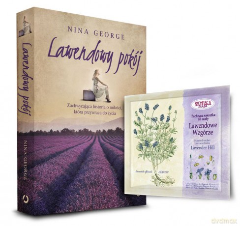 Lawendowy pakiet - książka Niny George Lawendowy pokój z saszetką zapachową [KSIĄŻKA]