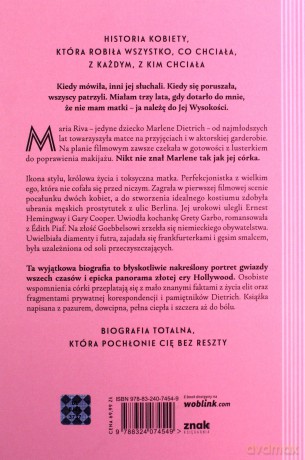 Marlene Dietrich. Prawdziwe życie legendy kina - Maria Riva [KSIĄŻKA]