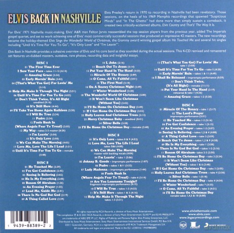 Elvis Presley: Back In Nashville [4CD]