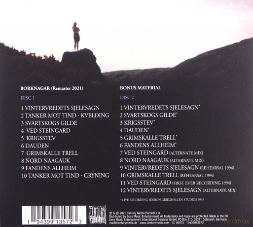 Borknagar: Borknagar (25th Anniversary Re-issue 2021) (digipack) [2CD]