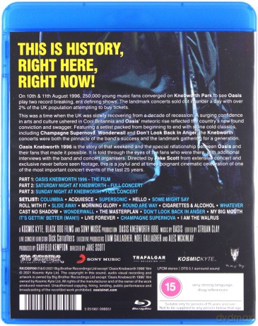 Oasis: Oasis Knebworth 1996 [Blu-Ray]