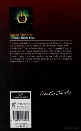 Tajemnica Bladego Konia - Agata Christie [KSIĄŻKA]