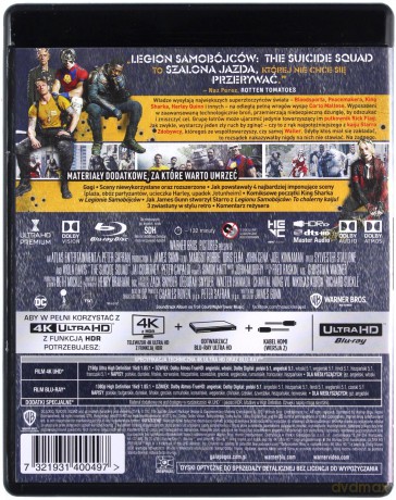 Legion Samobójców: The Suicide Squad [Blu-Ray 4K]+[Blu-Ray]