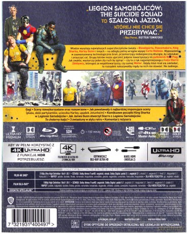 Legion Samobójców: The Suicide Squad [Blu-Ray 4K]+[Blu-Ray]