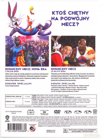 Kosmiczny mecz Kolekcja 2 Filmów [3DVD]