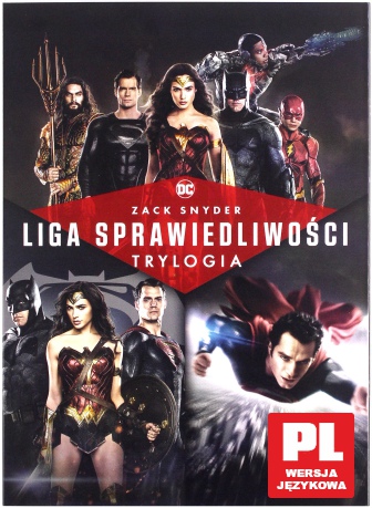 Liga Sprawiedliwości Zacka Snyder'a Trylogia (Liga Sprawiedliwości Zacka Snydera, Batman V Superman: Świt Sprawiedliwości, Człowiek Ze Stali) [BOX] [4DVD]
