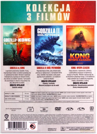 Godzilla. Kolekcja 3 Filmów [BOX] [3DVD]