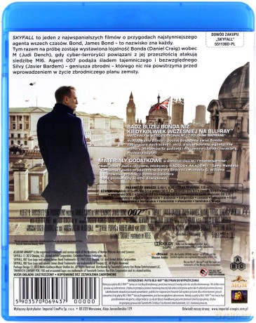 007 James Bond Daniel Craig Kolekcja: Casino Royale / Quantum of Solace / Skyfall  / Spectre Pakiet [4xBlu-Ray]
