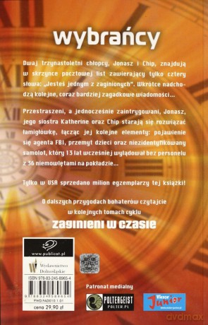 Wybrańcy Zaginieni W Czasie - Margaret Petterson Haddix [KSIĄŻKA]