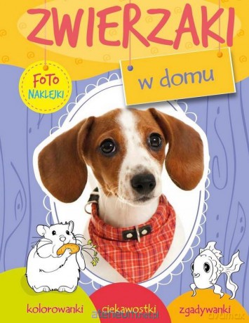 Zwierzaki w domu. Fotonaklejki - Ewa Gorzkowska-Parnas [KSIĄŻKA]