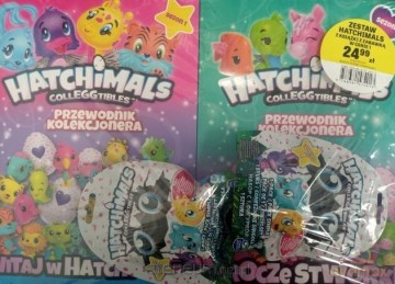 Zestaw Hatchimals. Przewodnik kolekcjonera 1-2 [KSIĄŻKA]
