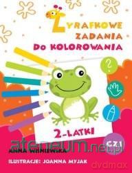 Zadania Żyrafki. Zadania do kolorowania - Anna Wiśniewska, Joanna Myjak [KSIĄŻKA]
