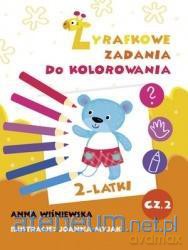 Zadania Żyrafki. Zadania do kolorowania - Anna Wiśniewska, Joanna Myjak [KSIĄŻKA]