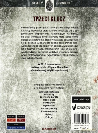 Trzeci Klucz  - Jo Nesbo [AUDIOBOOK] [CD-MP3]