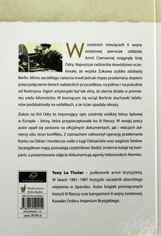Żukow Na Linii Odry (twarda) - Tony Le Tissier [KSIĄŻKA]