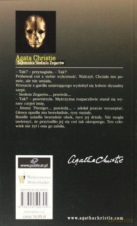 Tajemnica Siedmiu Zegarów - Agata Christie [KSIĄŻKA]