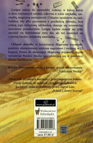 Chłopak Demolka - Ingrid Law [KSIĄŻKA]