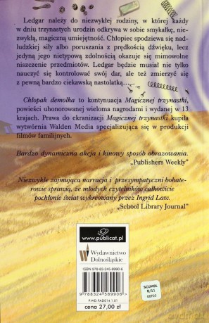Chłopak Demolka - Ingrid Law [KSIĄŻKA]