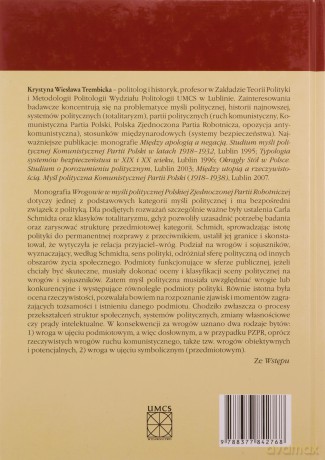Wrogowie w myśli politycznej PZPR - Krystyna Wiesława Trembicka [KSIĄŻKA]