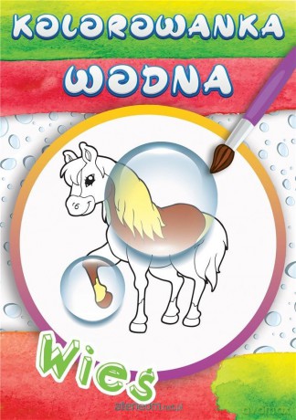 Wodne kolorowanki Wieś [KSIĄŻKA]