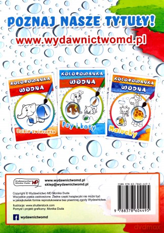 Wodne kolorowanki Wieś [KSIĄŻKA]
