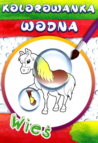 Wodne kolorowanki Wieś [KSIĄŻKA]