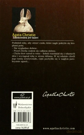 Zakończeniem Jest Śmierć Wyd.2011 - Agata Christie [KSIĄŻKA]