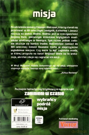 Misja Zaginieni W Czasie 3 - M.Peterson Haddix [KSIĄŻKA]