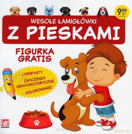 Wesołe łamigłówki z pieskami [KSIĄŻKA]