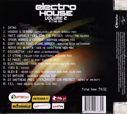 Electro House Vol. 2 [CD]