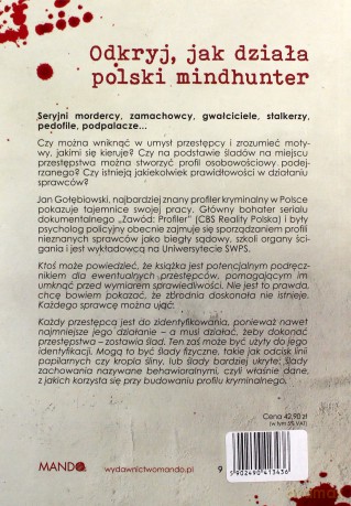 Umysł przestępcy (z autografem) - Jan Gołębiowski [KSIĄŻKA]