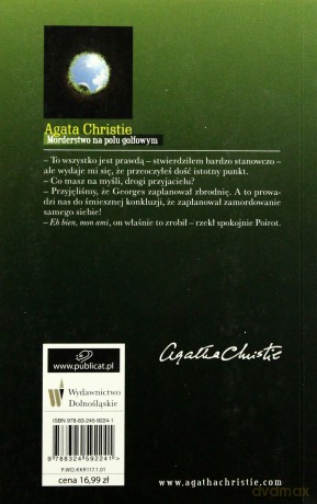 Morderstwo Na Polu Golfowym Wyd.2012 - Agata Christie [KSIĄŻKA]