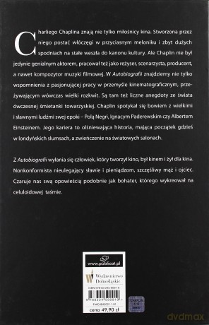 Chaplin Autobiografia (twarda) - Charles Chaplin [KSIĄŻKA]