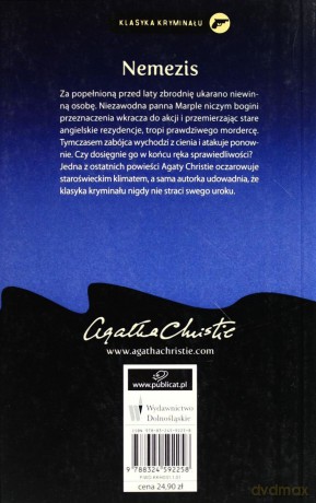 Kolekcja Agathy Christie: Nemezis - Agata Christie [KSIĄŻKA]