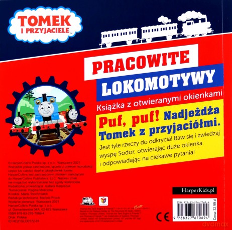 Tomek i przyjaciele. Pracowite lokomotywy - Laura Green [KSIĄŻKA]