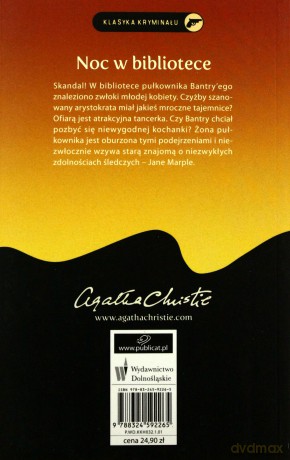 Kolekcja Agathy Christie: Noc W Bibliotece - Agata Christie [KSIĄŻKA]