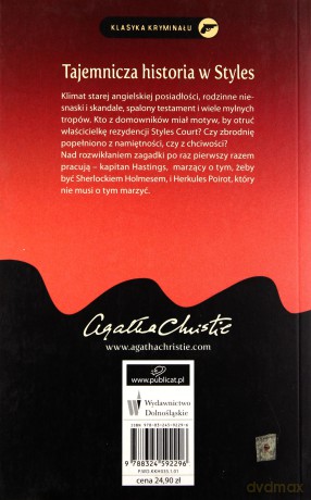 Kolekcja Agathy Christie: Tajemnicza Historia W Styles - Agata Christie [KSIĄŻKA]
