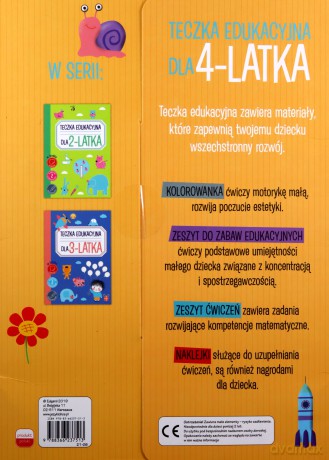 Teczka edukacyjna dla 4-latka [KSIĄŻKA]
