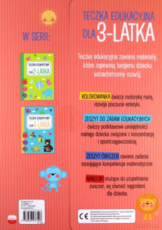 Teczka edukacyjna dla 3-latka [KSIĄŻKA]