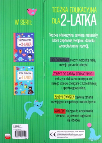 Teczka edukacyjna dla 2-latka [KSIĄŻKA]