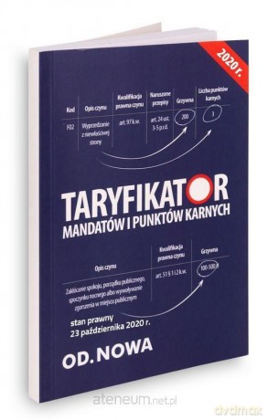 Taryfikator Mandatów i Punktów Karnych - Anna Prus [KSIĄŻKA]