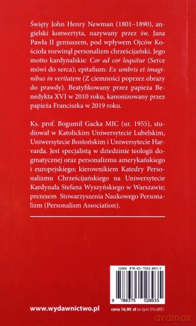 Święty John Henry Newman - Bogumił Gacka MIC [KSIĄŻKA]