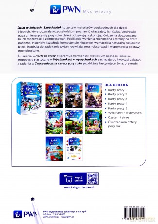 Świat w kolorach. Sześciolatek. Teczka [KSIĄŻKA]