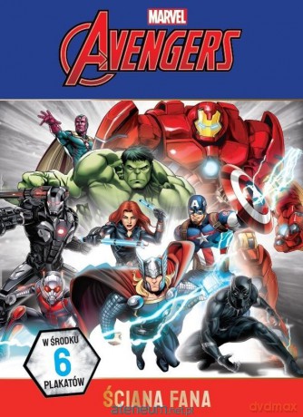 Ściana fana. Plakaty i kolorowanki. Marvel Avenger [KSIĄŻKA]