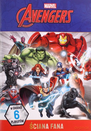 Ściana fana. Plakaty i kolorowanki. Marvel Avenger [KSIĄŻKA]