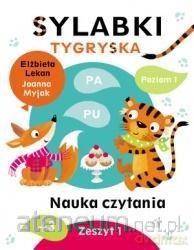 Sylabki Tygryska. Nauka czytania zeszyt 1 - Elżbieta Lekan, Joanna Myjak [KSIĄŻKA]